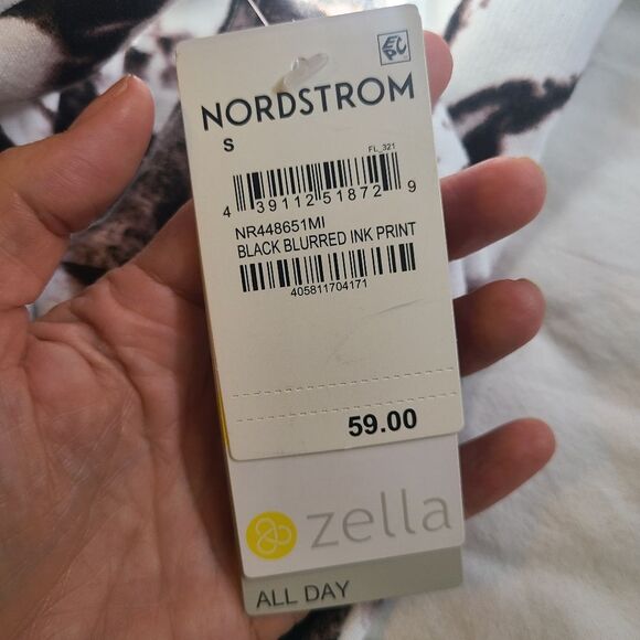 Zella NWT blurred inkprint sweatshirt size S - Picture 7 of 9